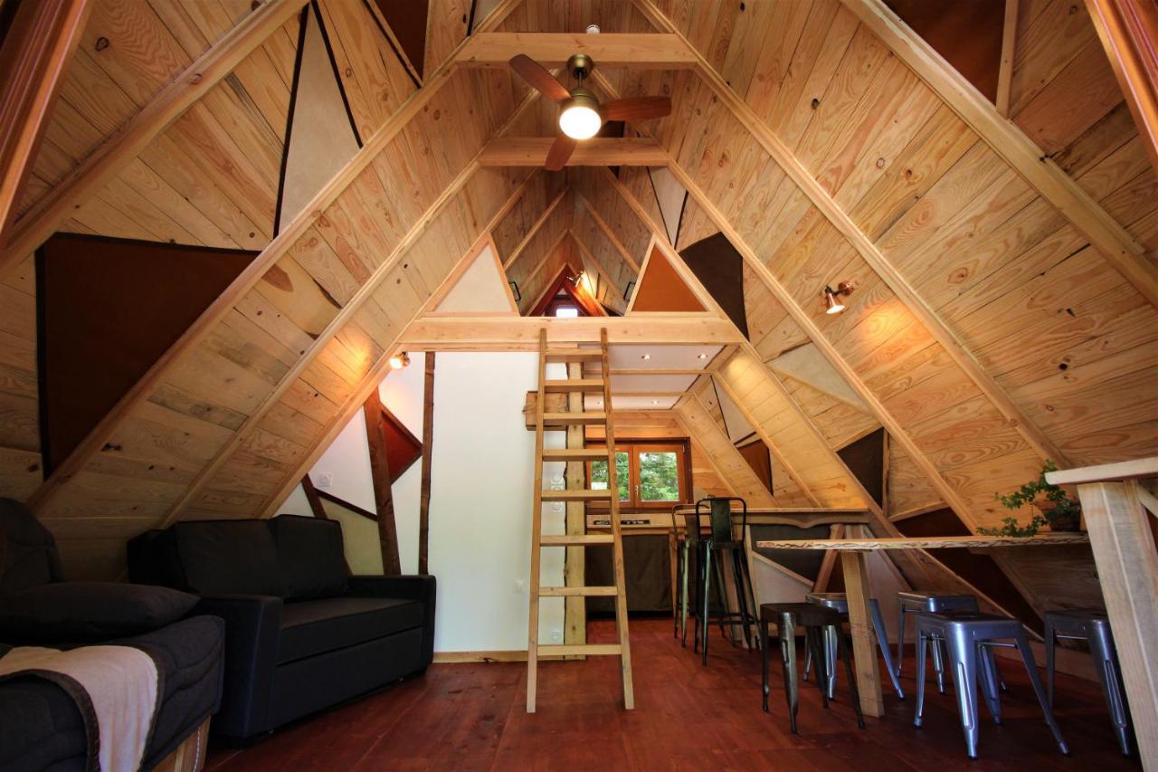 Habitat Createur - Hebergements Insolites Au Camping Municipal "Les Ecureuils" Recoubeau-Jansac Zewnętrze zdjęcie