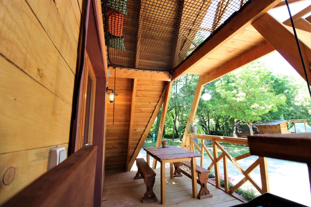 Habitat Createur - Hebergements Insolites Au Camping Municipal "Les Ecureuils" Recoubeau-Jansac Zewnętrze zdjęcie